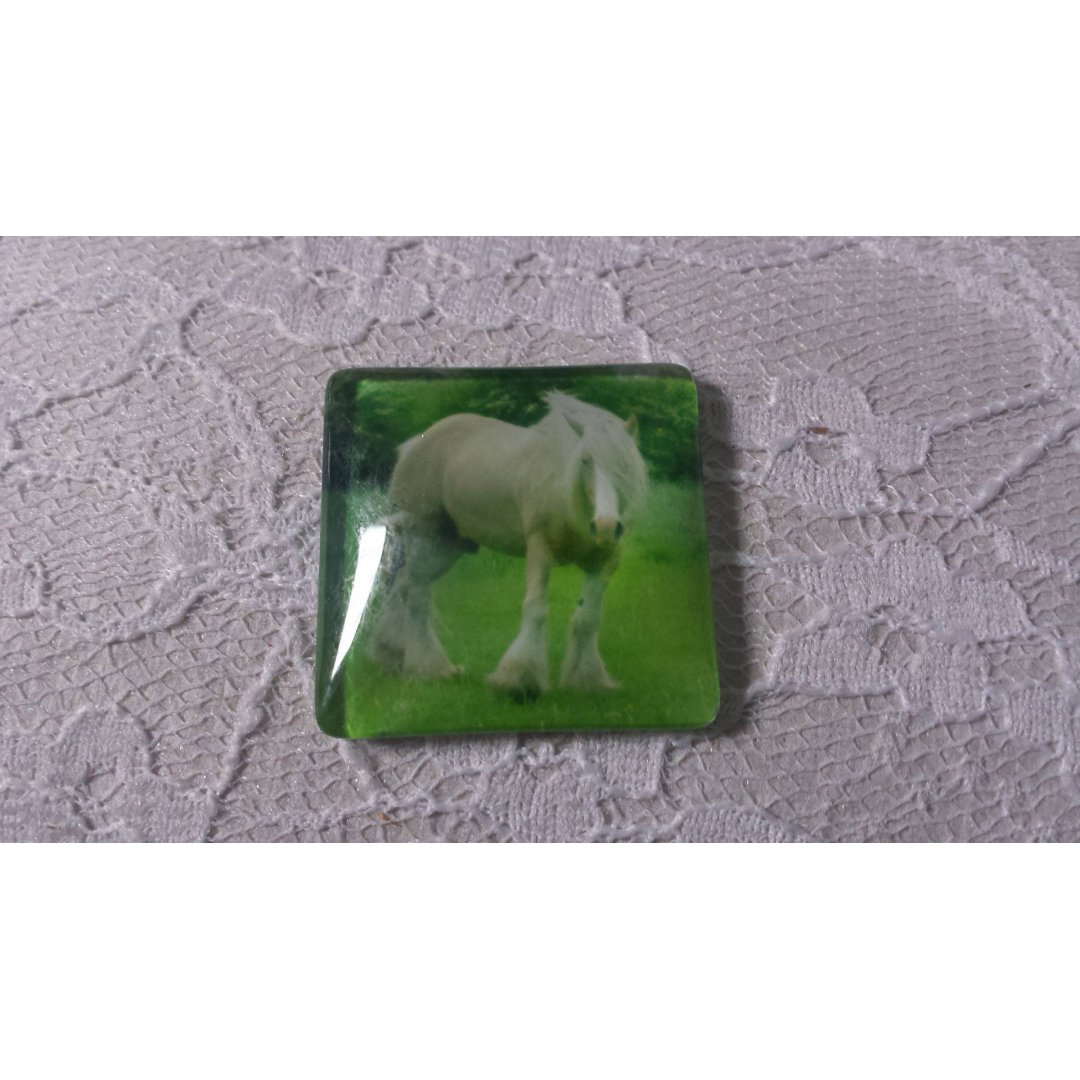 square glass cabochon 30mm 010 