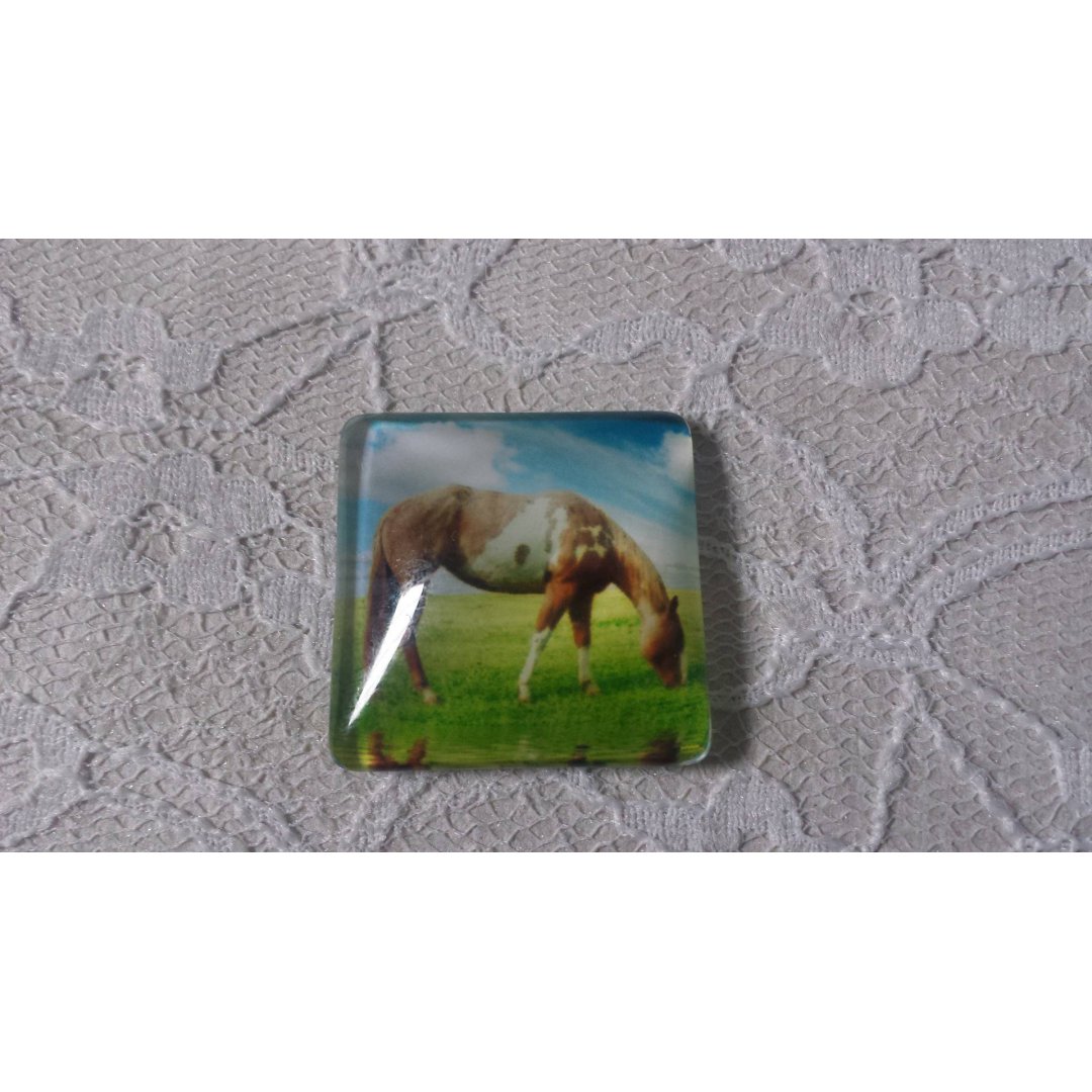 square glass cabochon 30mm 001 