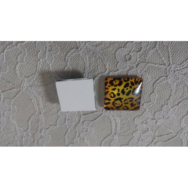 square glass cabochon 25mm 038 