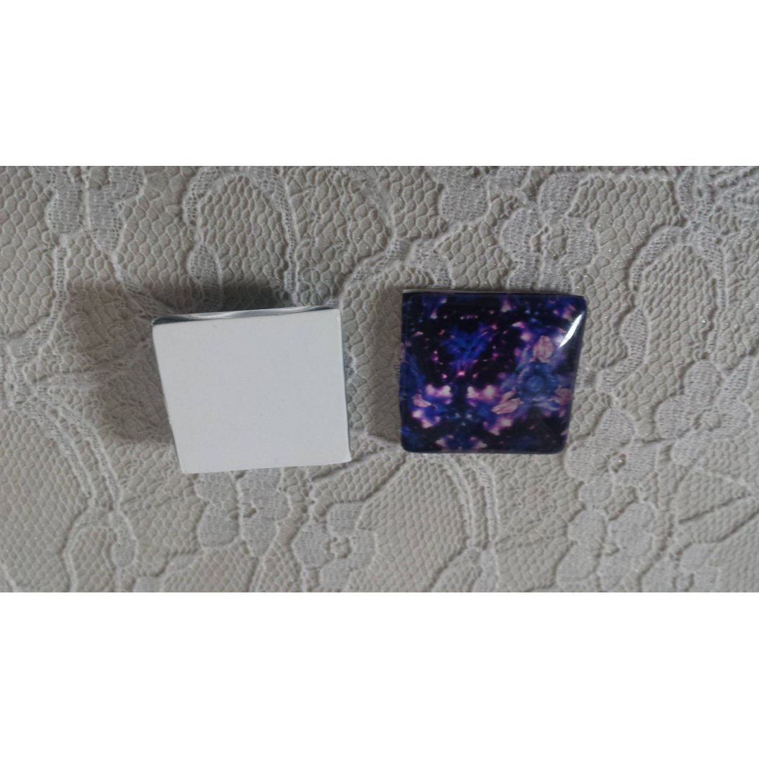 square glass cabochon 25mm 034 