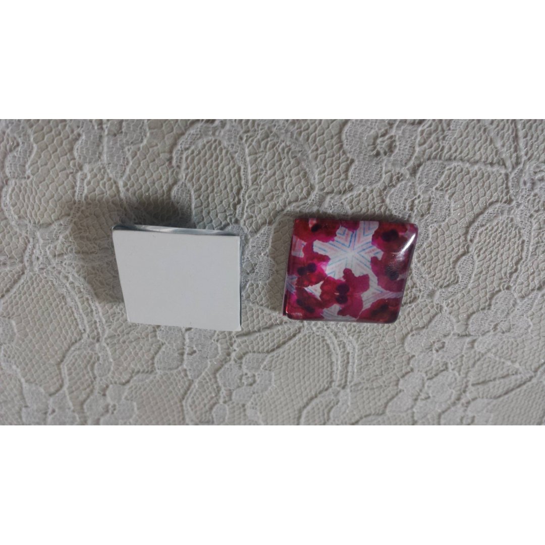 square glass cabochon 25mm 029 