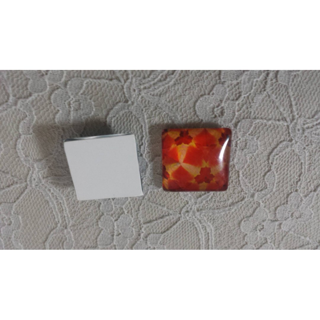 square glass cabochon 25mm 025 