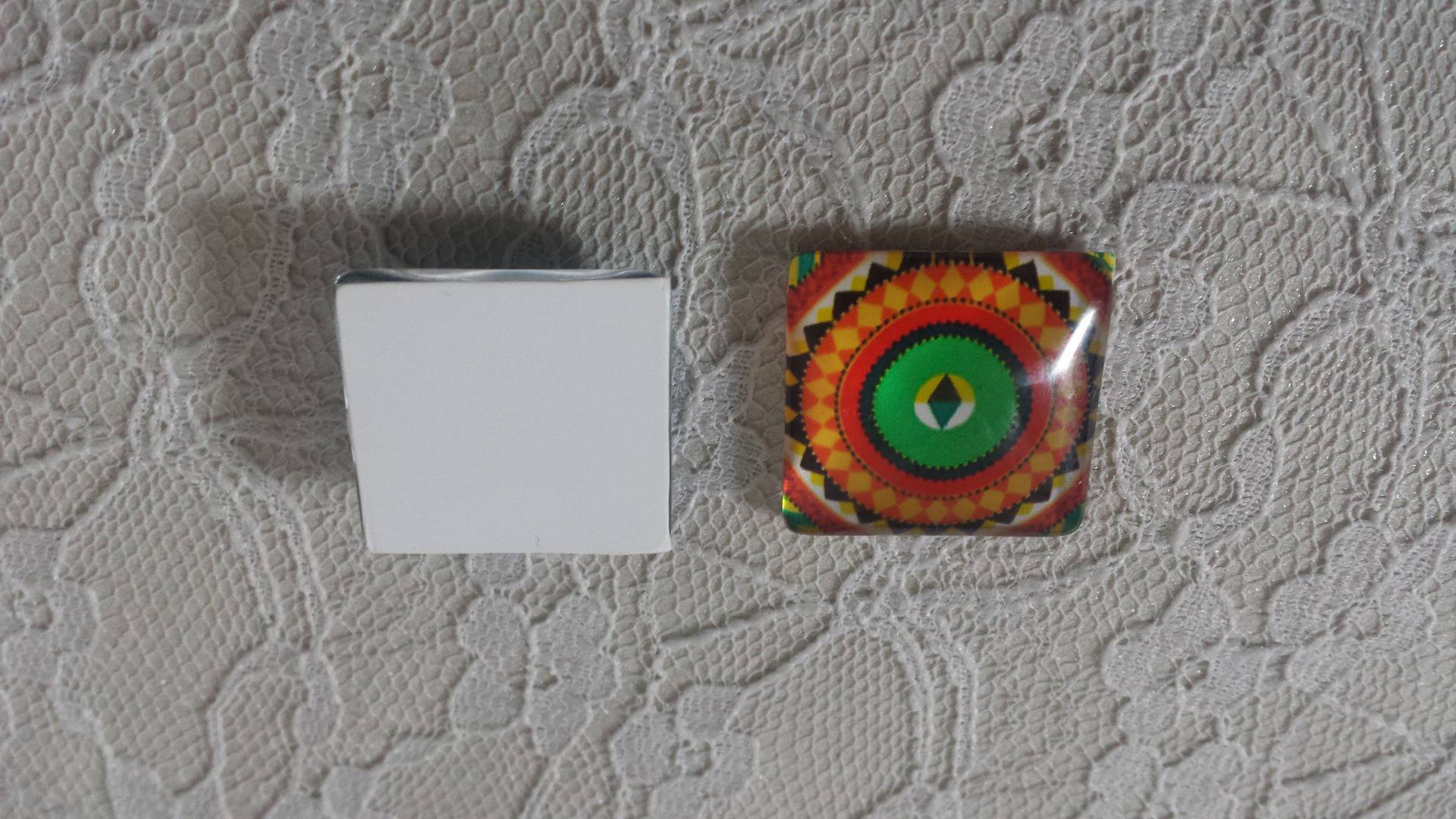 square glass cabochon 25mm 022 