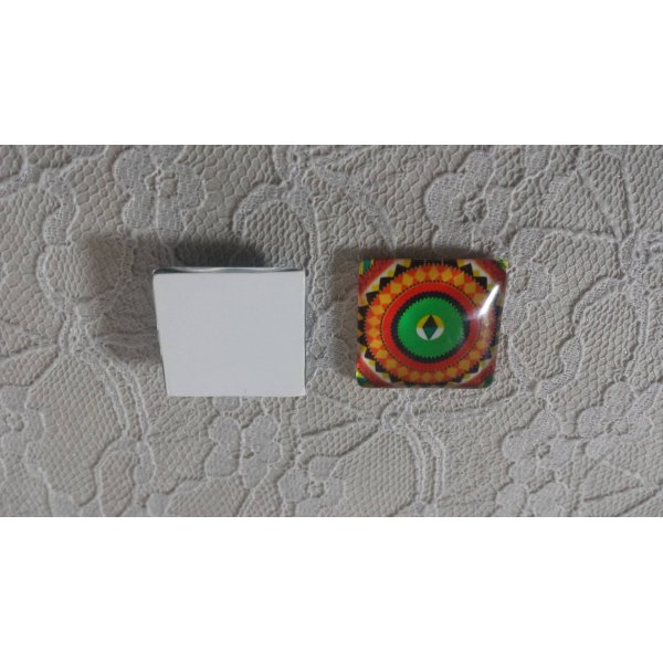 square glass cabochon 25mm 022 