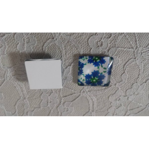 square glass cabochon 25mm 021 