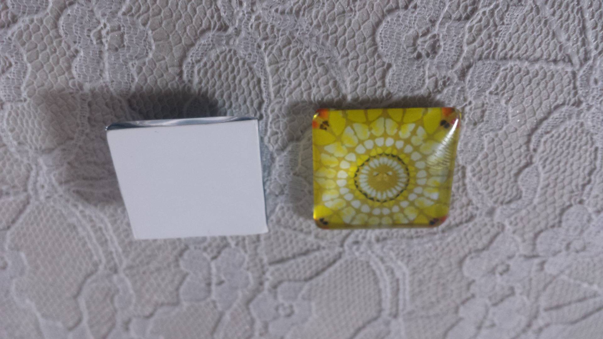 square glass cabochon 25mm 020 