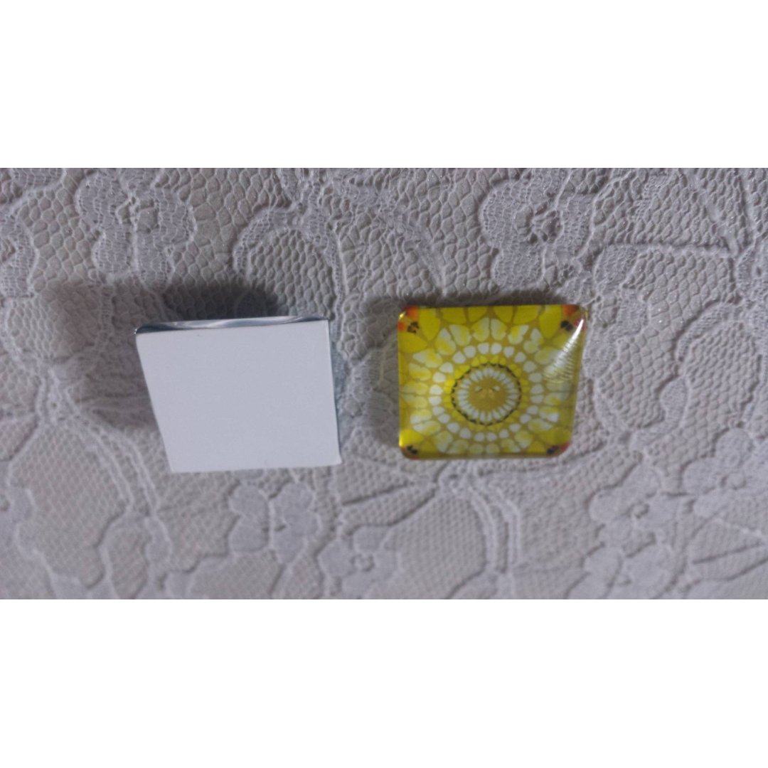 square glass cabochon 25mm 020 