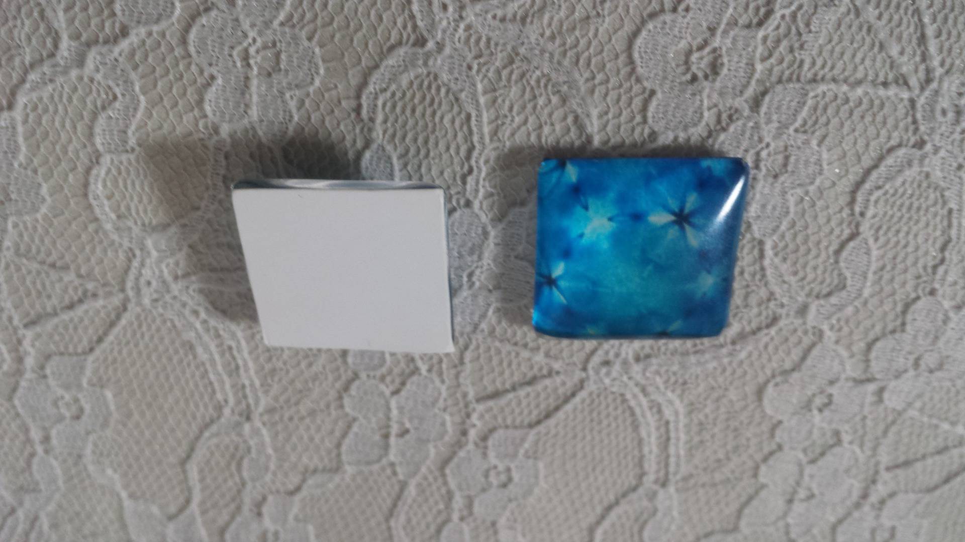 square glass cabochon 25mm 019 