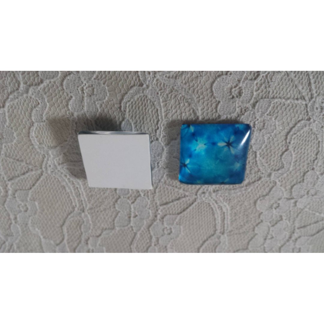 square glass cabochon 25mm 019 