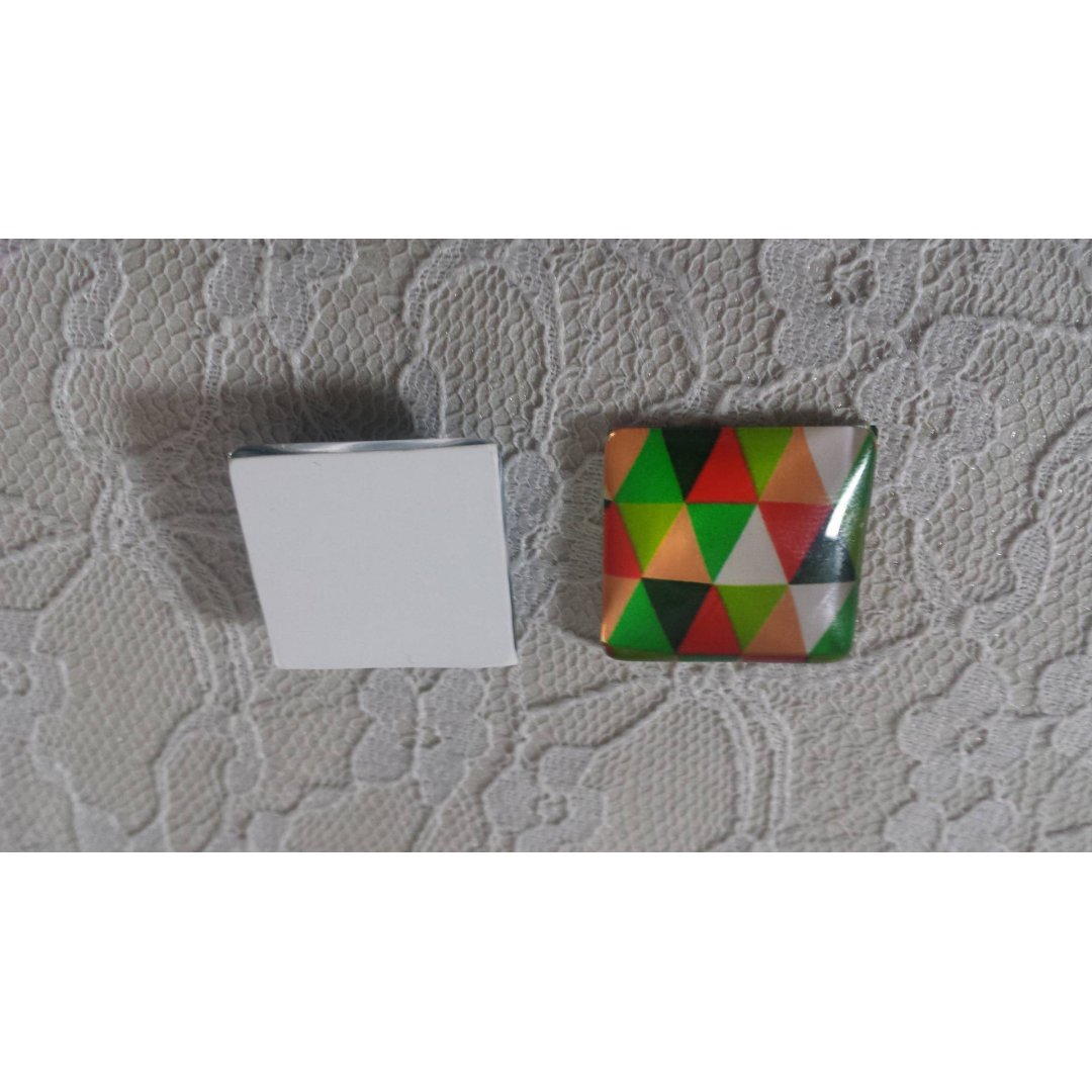 square glass cabochon 25mm 018 