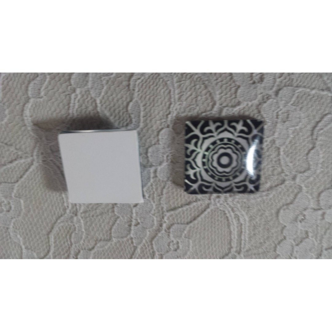 square glass cabochon 25mm 013 