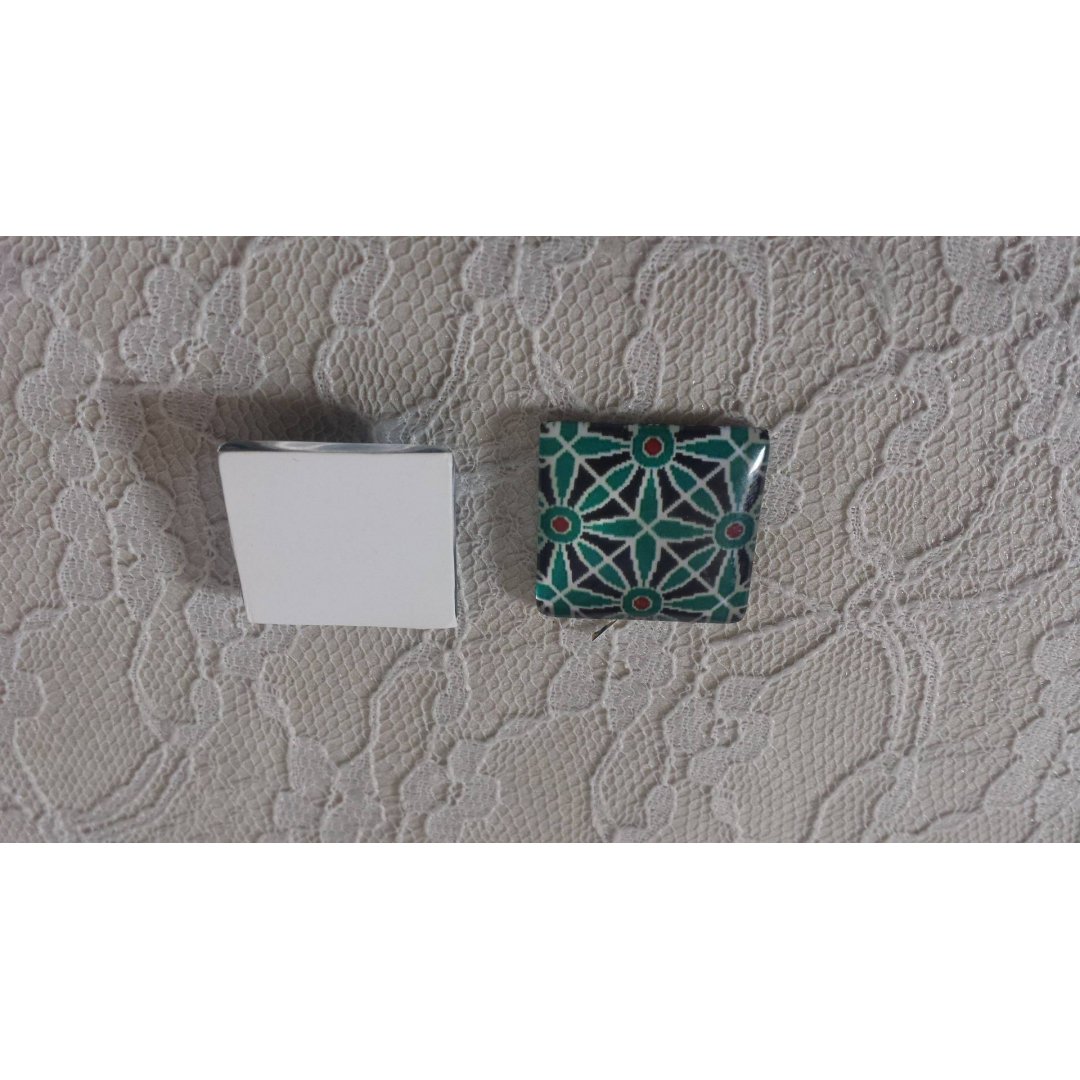 square glass cabochon 25mm 003 