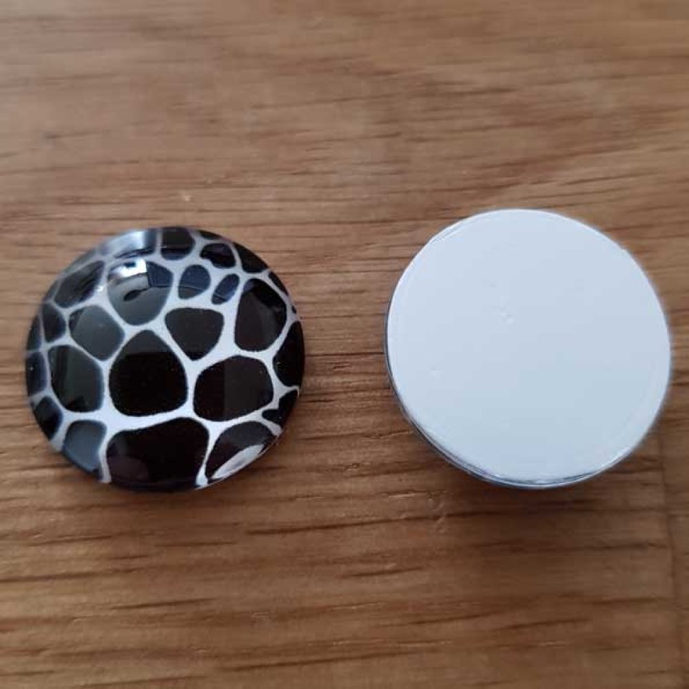 cabochon rond en verre 18mm divers 001