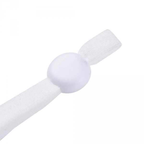 kit 20 elastic bands white cord with adjustable buckle for mask.
