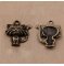 set of 5 bronze metal cat charms-No. 01 Cat Pendant 