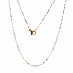 Necklace N°07 in stainless steel, 45 cm long