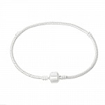 European Bracelet Clip 21cm Smooth clasp