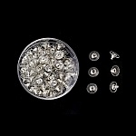 Batch of 100 tips N°05 (50 pairs) pushers for earrings.