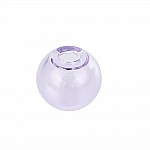 1 Round glass ball to fill 20mm Purple