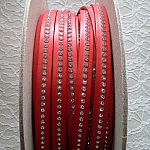Leather B-Corail 10 mm Swarovski Strass per 20 cm