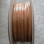 Natural Leather 10 mm Swarovski Strass by 20 cm