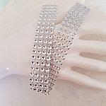 Silver Strass Ribbon by 0.22 cm By 2 pieces.