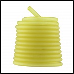 1 meter Pvc Hollow cord 5 mm Yellow