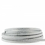 1 meter Lizard strap Grey/Silver 05 mm
