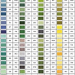 Anchor embroidery thread color 0228