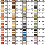 Anchor embroidery thread color 0306