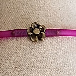 Hollow Pvc cord clasp 3 mm