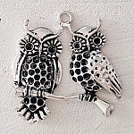 Owl charm N°08