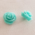 Fleur Synthétique 20 mm N°01-27 Turquoise