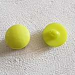 Fancy buttons, children, babies Flat faceted pattern N°05-04 Green