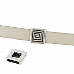 Zamak N°04 Silver 13 mm pass-through