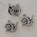 Snail charm N°02 Silver