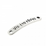 03 mm Zamak connector N°02 Silver