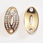 04 mm Zamak connector N°03 Gold