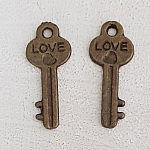 Key Charm N°17 Bronze