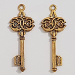 Key Charm N°30 Gold