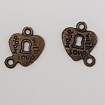 Charm padlock lock N°10 Copper