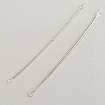 Charm Bar 2 rings N°01 Silver 