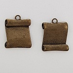 Charm Book Parchment Grimoire N°02 Bronze