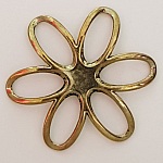 Flower Charm Metal N°003 Bronze