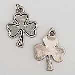 Flower charm Metal N°049 Silver