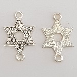 Flower charm Metal N°080 Silver
