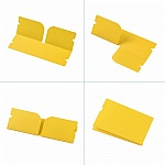 Plastic Storage Clip Organizer Yellow