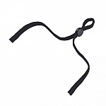 20 Black Elastic Cord Bands with Adjustable Buckle for Masks.