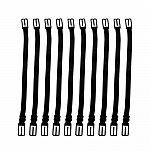 Elastic strap Adjustable mask extension ear hook Black mask extension