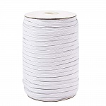 Flat mask elastic 5 mm WHITE N°02 to 10 cm